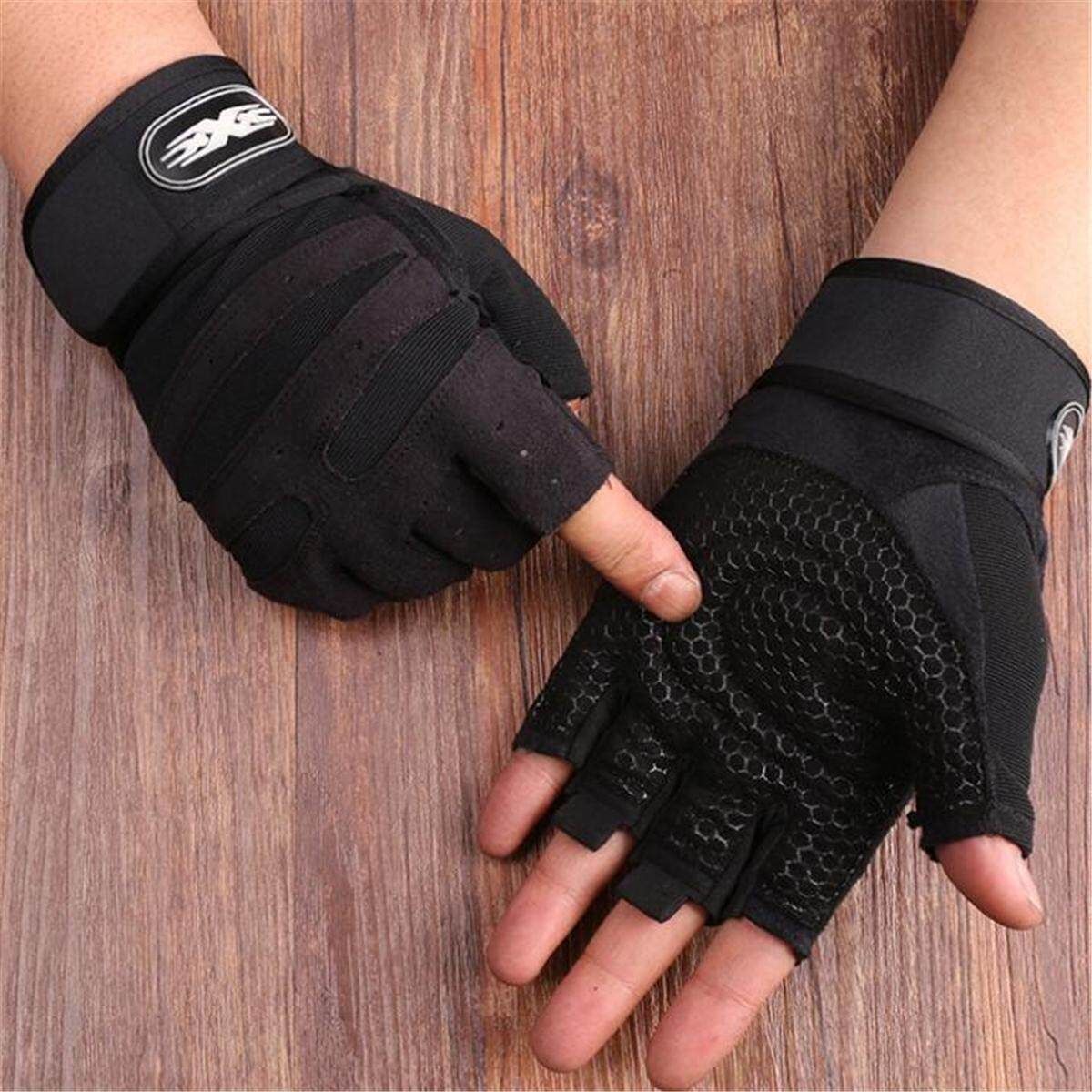 Weight Lifting Gym Training Fitness Wrist Wrap Workout Exercise Sports#XL XL