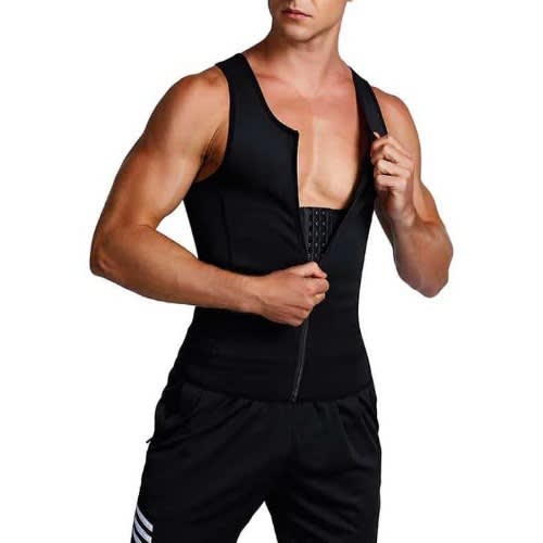 Men's Body Slimming Vest Zip-up Body Shaper