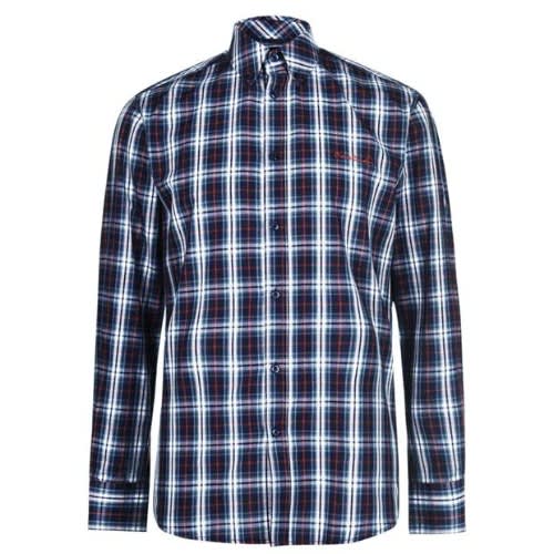 Long Sleeve Check Shirt Men