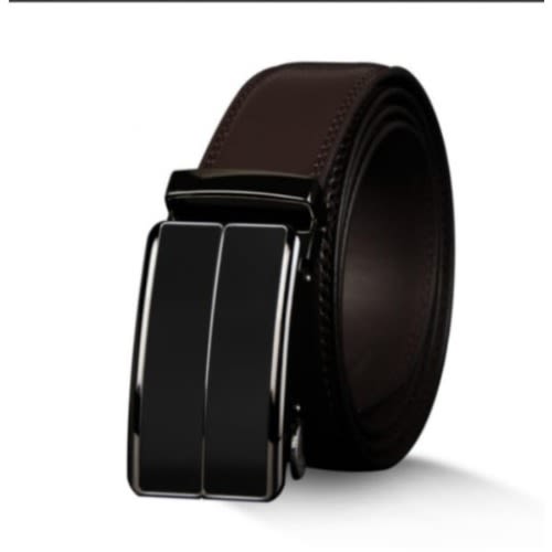 Lane Automatic Buckle Leather Belt - Brown