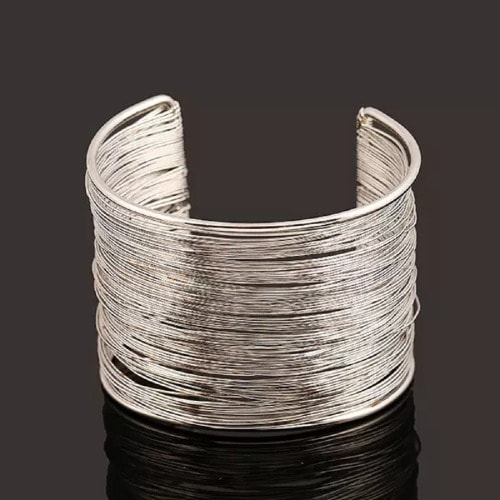 Charm Vintage Multilayer Wide Cuff Bangle