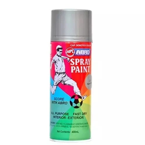 Abro Spray Paint - Aluminium - 400ml.