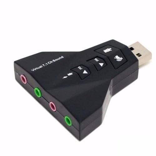 Usb Sound Card - Virtual 7.1 Channel- Usb To 3d Stereo Sound Adapter
