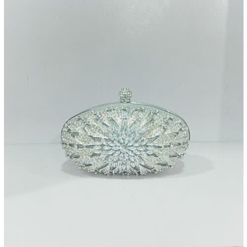 Hot Fixed Crystal Clutch Purse