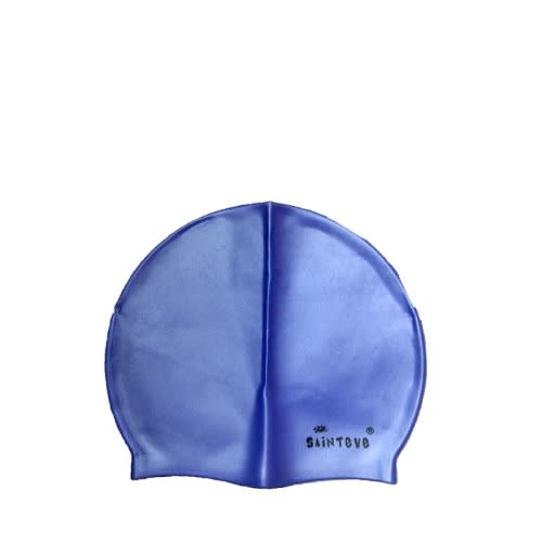 Fitted Silicone Swim Cap- Purple