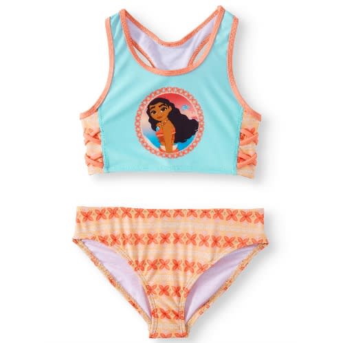 Superior Quality Moana Racerback Bikini Swimsuit (upf 50+ Protection)- 2piece