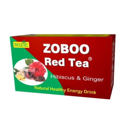 Red Zobo Tea Hibiscus And Ginger - 25 Teabags