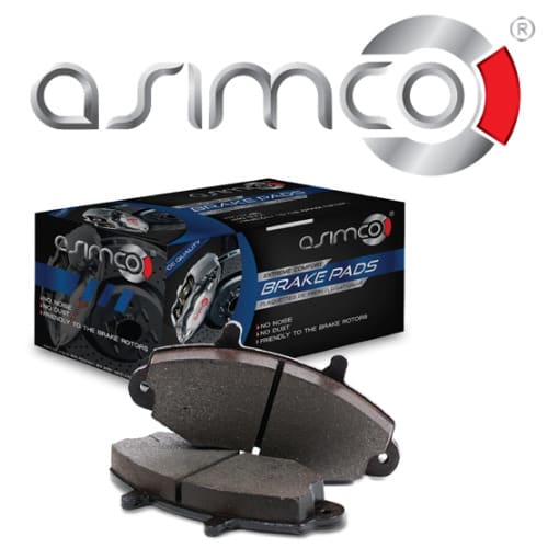 Asimico Brake Pads For Use On Toyota Tundra - Sequoia - Back - From 2008-2018 Models