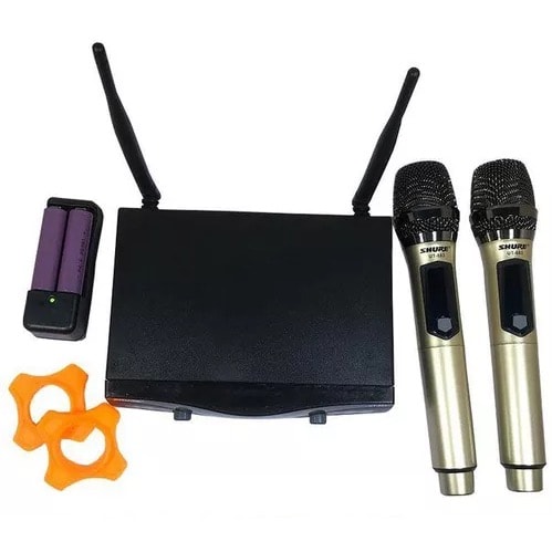 Uhf Wireless Microphone With Rechargeable Battery