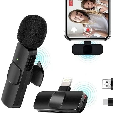 K8 Wireless Microphone Lavalier For iPhone - Plug-play