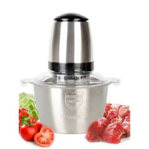 Mr Steel Electric Food Processor - Yam Pounder + Meat Grinder & Blender -3 Litres