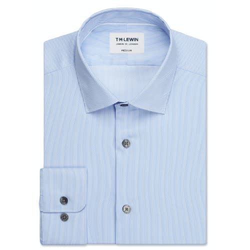 Men's Stripe Shirt - Blue