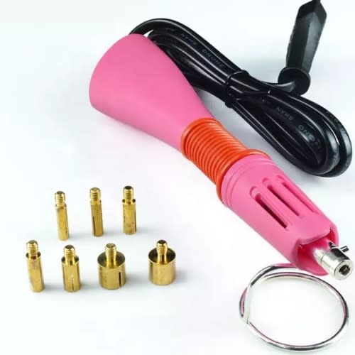 Rhinestone Applicator Hot Fix + 100pcs Rhinestones Pink Color