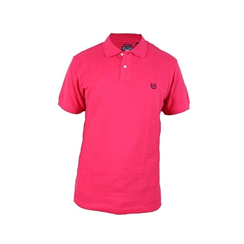 Pink Mesh Polo Top