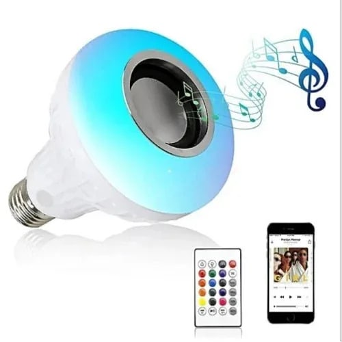 B22 Screw Color Changing Bluetooth Music Speaker Led Bulb