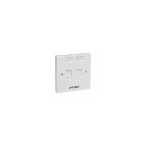 Double Cat6 Faceplate