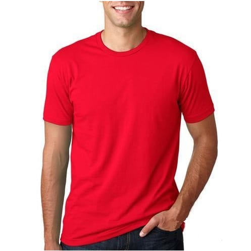 Men Round Neck Cotton T-shirt