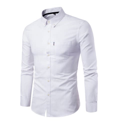 Men's Slim Fit Shirt - White