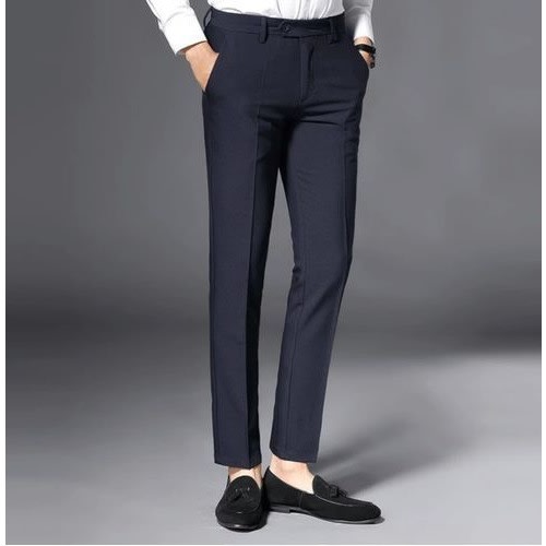 Suit Trousers For Men- Navy Blue