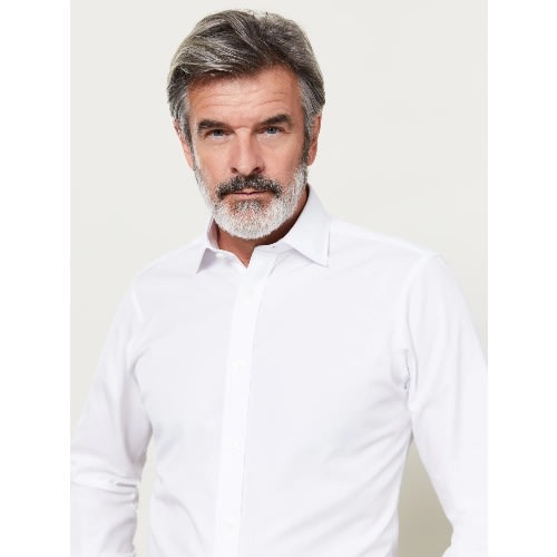 Poplin Fitted Double Cuff Shirt