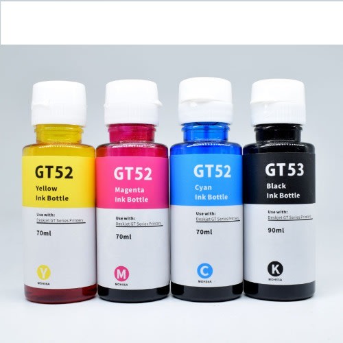 Gt52/ Gt53 Compatible With Hp Color Refill Ink - 1 set