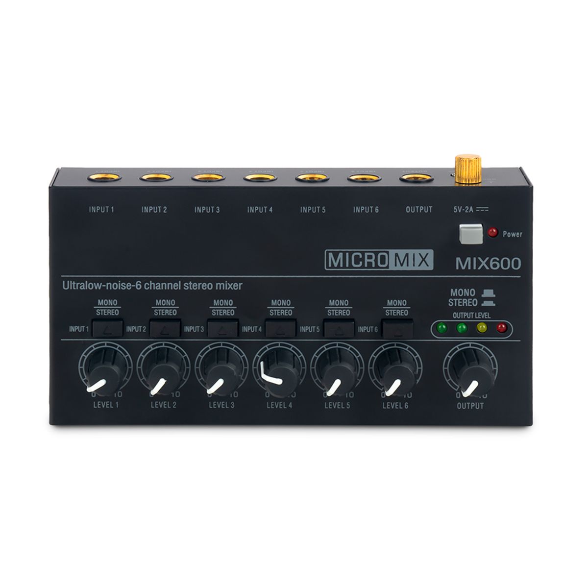 Mini Audio Mixer Stereo Line Mixer For Sub-Mixing Ultra