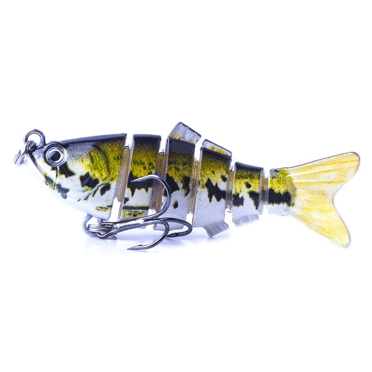 7cm 8.5g Reusable Artificial Bait 6 Sections Vivid-C
