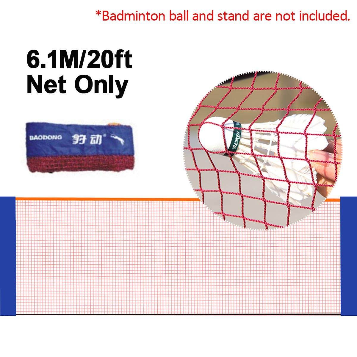 6M Foldable Portable Badminton Net Volleyball Tennis Nets With Frame Stand Bag