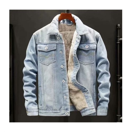 LIGHT BLUE SUPER AUTUNM AND WINTER UNISEX LONG SLEEVE JACKET