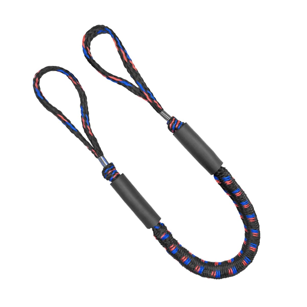 Marine elastic rope motorboat boat rope dock rope connecting rope Bungee Dock line 4FT Black red blue