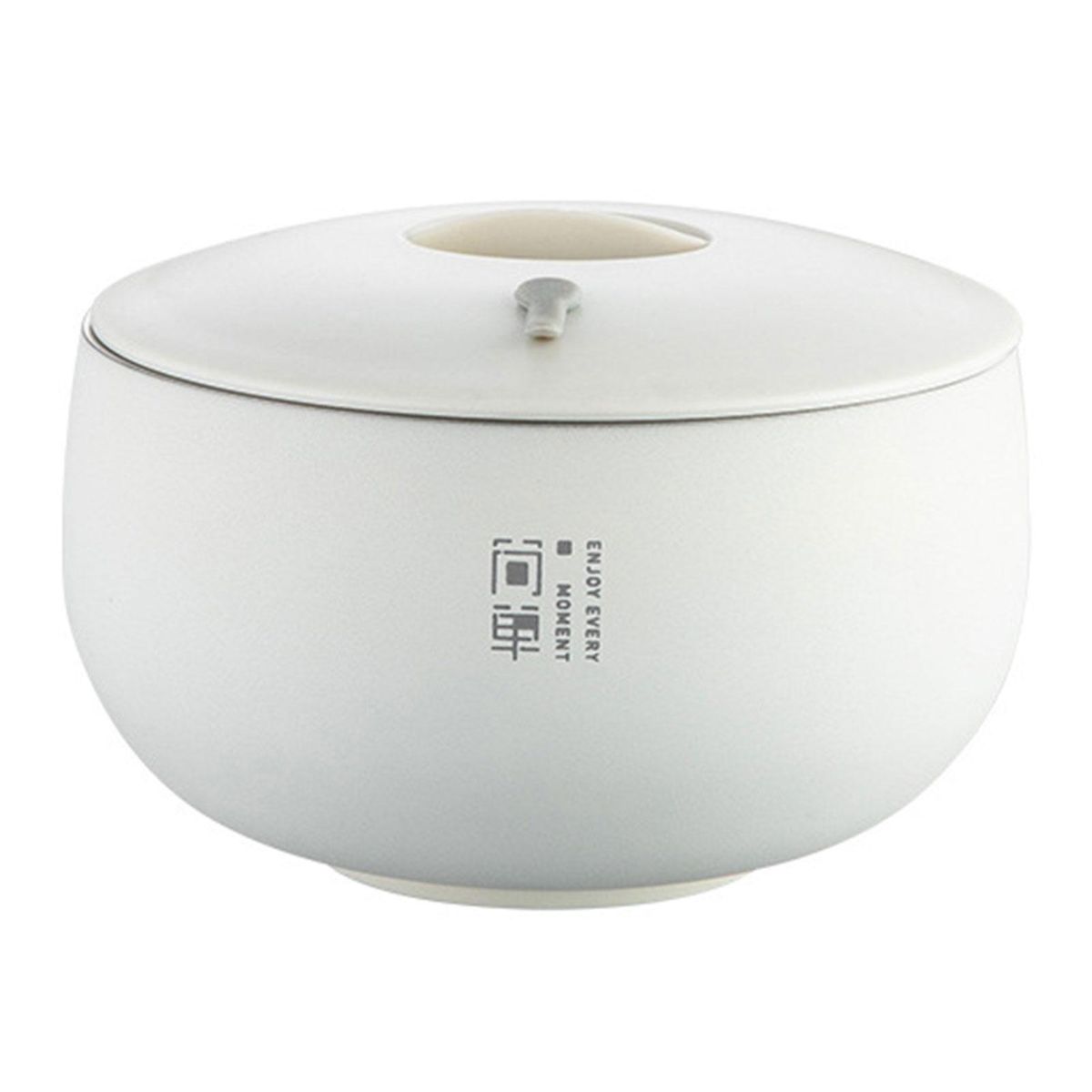 Salad Container Stable Standing Soup Noodle Bowl Kitchen Accessories White