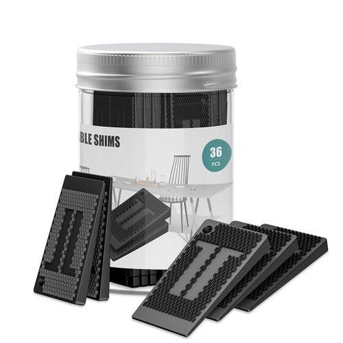 Plastic Shims For Leveling - 36 Piece Jar, Strong