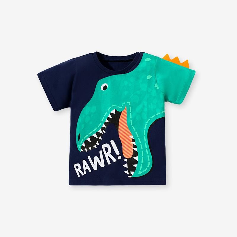 2023 children's T-shirt summer European and American children's clothing short sle