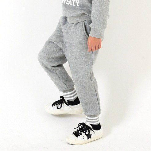Children's Three-line Shibori Jogger Pants