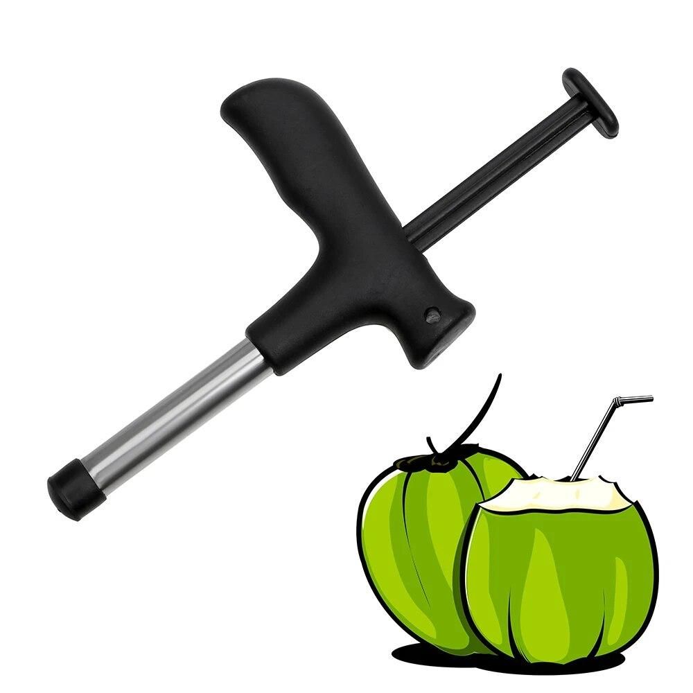 Gadgets Punch Tap Drill Stainless steel Coconut Opener Fruit Tools Kitchen Tools Kitchen Accessories