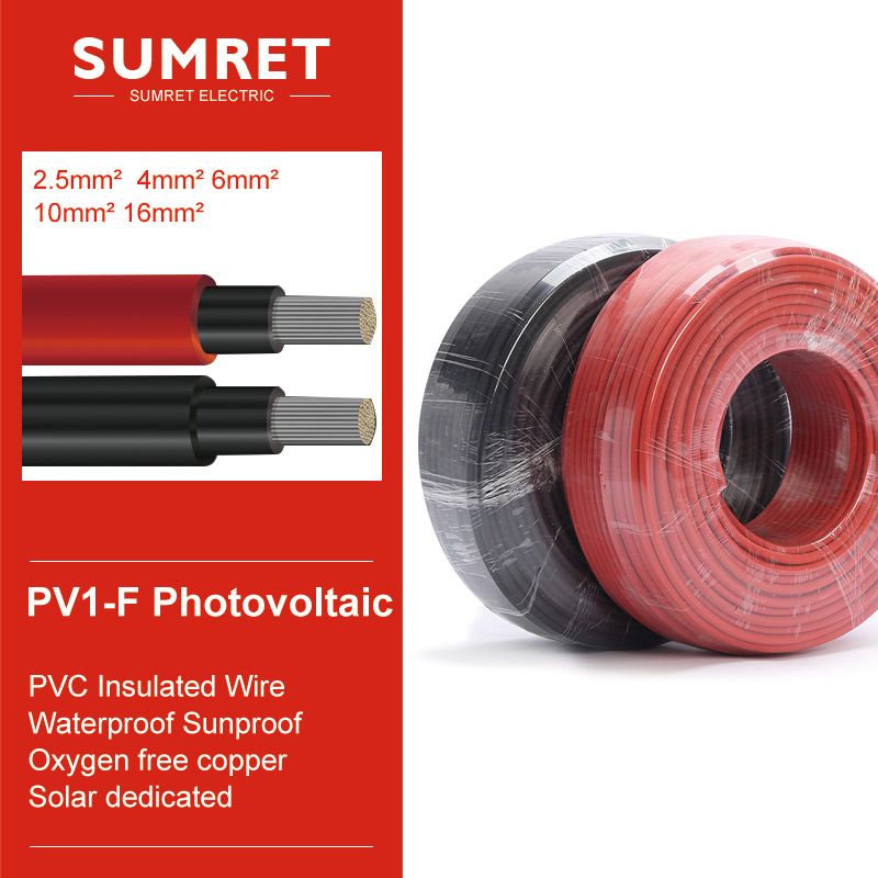 Solar Cable Wire 2.5 4 6 10 16 25mm2 Solar Power