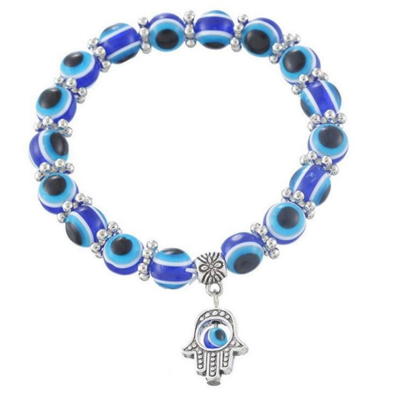 Bracelet Vintage Blue Eyes Lucky Bracelet Blue