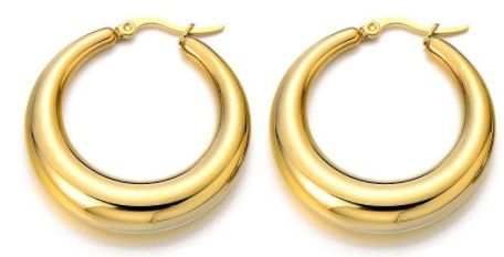Earrings Set Luxury Gold-Plated Jewelry # Statement Earring Classy