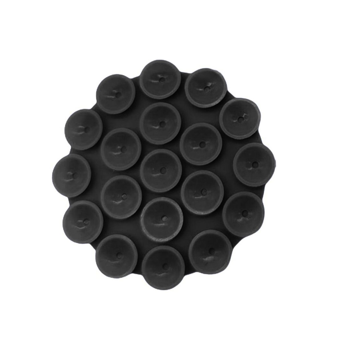 Suction Cup Phone Holder 19 Grains Single Side Adjustable Cell Phone Stand Suction Cup Black