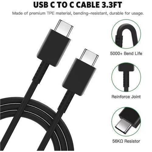 Fast USB Data Type C To Type C Cable For Samsung A12,A22,A31,A51,A32,A52,A72,A71,S21ULTRA,S20 ULTRA,NOTE20 ULTRA,