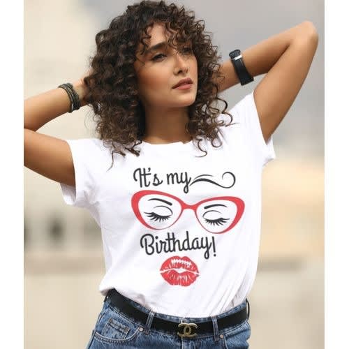 its my Birthday T-shirt - White