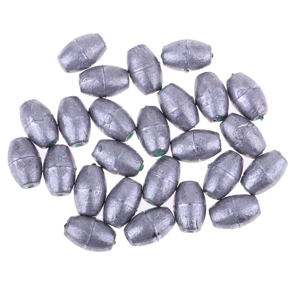 25pcs Lead  Sinker Weight,  Hook Connector Accessories