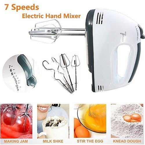 Scarlet 7 Speed Electric Hand Mixer, Whisker,baking Cake
