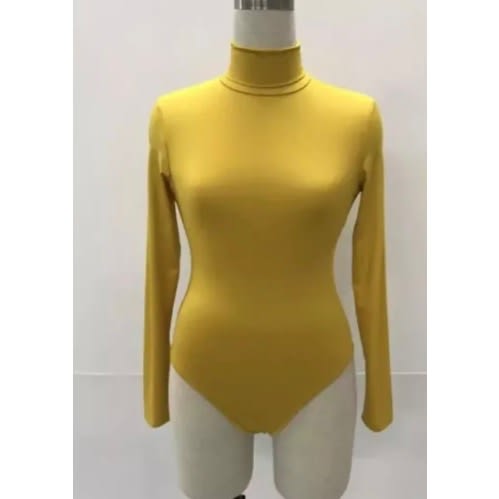 Turtle Neck Bodysuit  Top