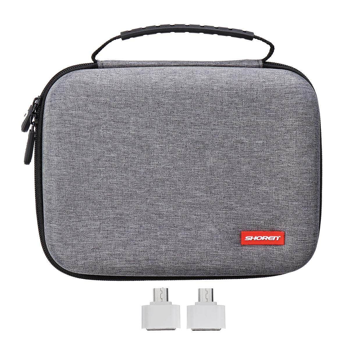 Portable Hard EVA Case Carry Storage Box + 2x Connector For Oculus Go VR Headset Grey