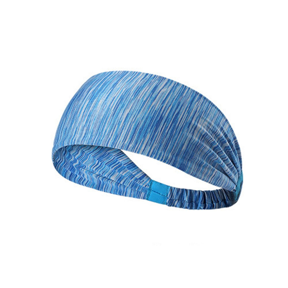 Sweat Headband Running Stretch Sports Head Band Blue
