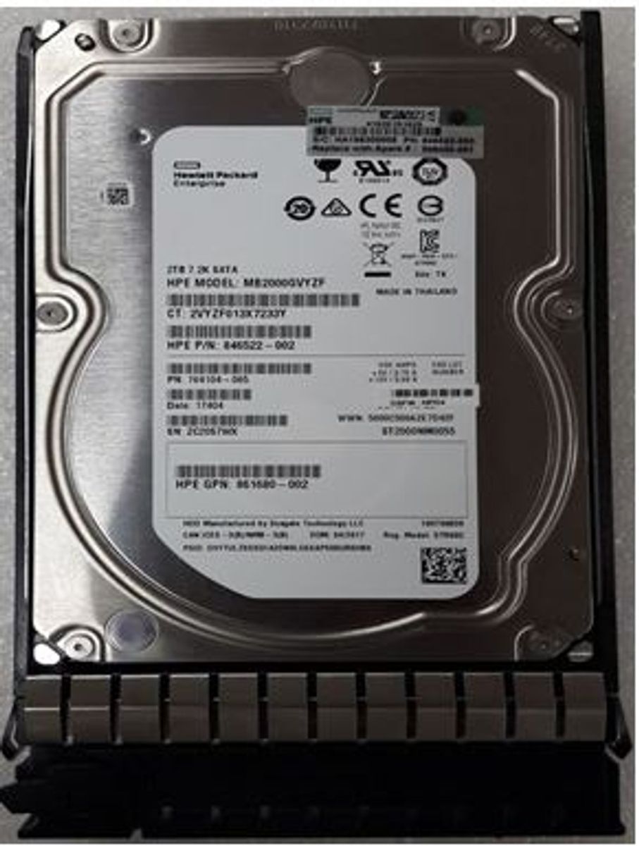 300GB 3.5-inch LFF SAS 6Gb/s 15K RPM Enterprise (ENT) Dual Port (DP) Hot-Plug Hard Drive In HP 3.5-inch LFF SAS Hot-Plug Hard Drive Tray (as Pictured) For HP G1-G7 Proliant SAS Servers And Storage Arrays