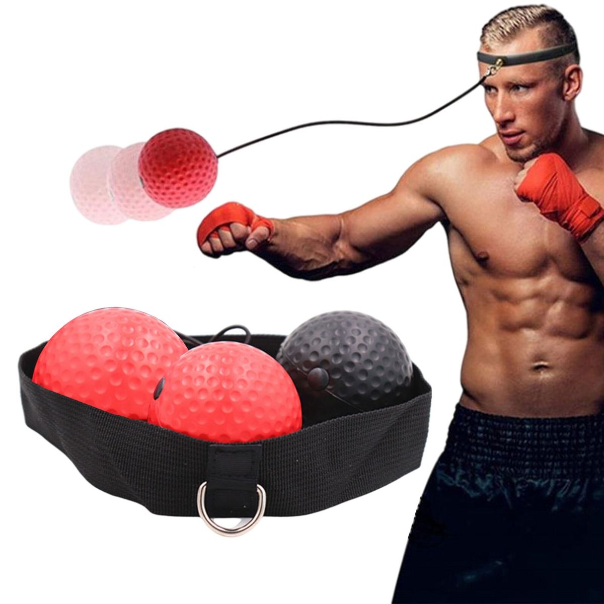 Reflex Ball For Boxing Reflex Ball For Adult And Kid Coordination Concentration Reaction Training