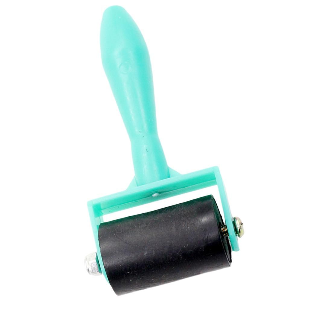Heavy Duty Soft Rubber Roller Printing Inks Lino  Mini 3cm Green