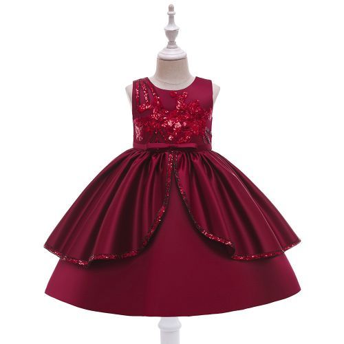 Girls'clothing Kids Children New Style Birthday Dinner Party Performance Princess Dress Ball Gown